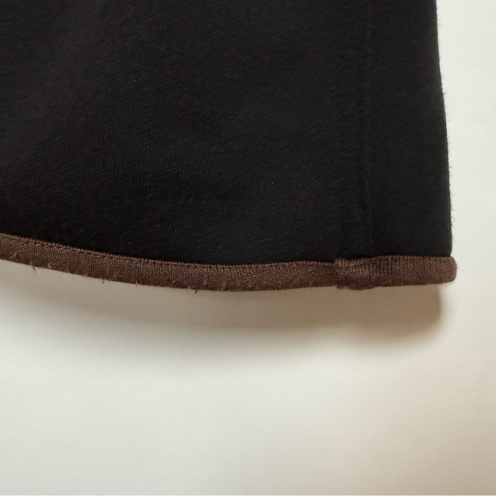 Vintage Reversible Black and Brown Short Sleeve Top - Picture 6 of 10